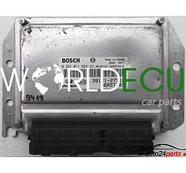ECU ENGINE CONTROLLER KIA CARENS 2.0CRDI, BOSCH 0 281 011 024, 0281011024, 39121-27312, 3912127312