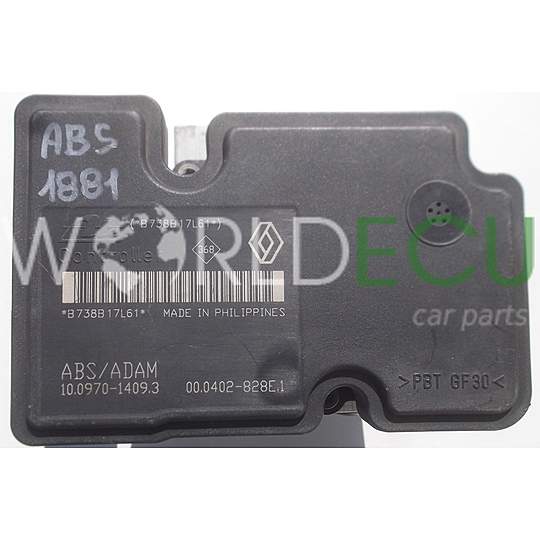 ABS POMPA CENTRALINA RENAULT TWINGO 8200 403 322 F, 8200403322F, 44CT2AAY1, ATE 10.0207-0059.4, 10020700594, 10.0970-1409.3, 10097014093