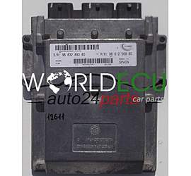 ECU ENGINE CONTROLLER FIAT DUCATO BOXER JUMPER 2.2 HDI 96 632 890 80, 9663289080, 96 612 569 80, 9661256980, VP6C1U-14A638-AD, VP6C1U14A638AD