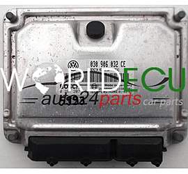 CENTRALINA MOTORE VW VOLKSWAGEN POLO 1.0 030906032CE, BOSCH 0 261 207 184, 0261207184, ME7.5.10 3541