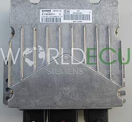 Calculateur Moteur CITROEN PEUGEOT SIEMENS S118230011 D, S118230011D, 9645639480, 9641133380, SIRIUS 81