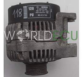 Alternatore  OPEL OMEGA VECTRA BOSCH 0123510062 PU 90413763 PU, GM 90444195, 6204004, 90542980, 62040620 123 510 062
