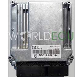 CENTRALINA MOTORE BMW SERII 3 E90 325 5 E60 525 3.0 DIESEL BOSCH 0281014543, 0 281 014 543, DDE 7808314, 7 808 314, 1039S23438