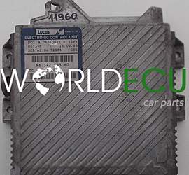 ECU ENGINE CONTROLLER CITROEN PEUGEOT FIAT 2.1 TD R 04010021 D, R04010021D, 96 342 813 80, 9634281380