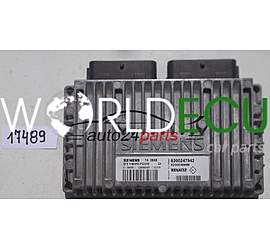 COMPUTADOR CAIXA DE VELOCIDADES AUTOMÁTICA  RENAULT SCENIC 1.6 16V SIEMENS S118057006 D, S118057006D, 8200247942, 8200038888