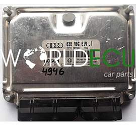 ECU ENGINE CONTROLLER AUDI A4 1.9 TDI 038906019JT, 038 906 019 JT BOSCH 0281011138, 0 281 011 138