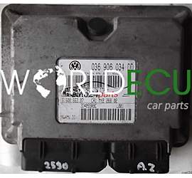 MOTORSTEUERGERÄT ECU STEUERGERAT SEAT IBIZA 1.4 36906034DD, 036 906 034 DD, IAW4MVDD, 61600.663.07, 6160066307, BENZIN 4MU 005 4555, IAW4MV.DD,