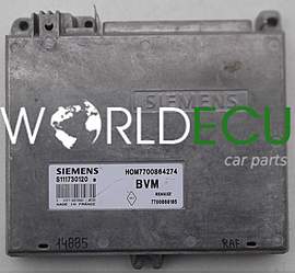 CALCULATEUR MOTEUR RENAULT CLIO SIEMENS S111730120B, 7700864274, 7700868185