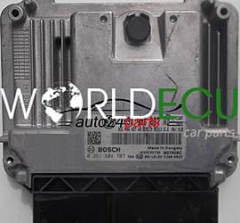 CENTRALINA DO MOTORE SEAT IBIZA CUPRA 1.4 TSI 03C906027AD, 03C 906 027 AD, BOSCH 0261S04707, 0 261 S04 707, BENZIN MED17.5.5 CAVD 5033, 1039S35736