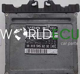 ECU ENGINE CONTROLLER MERCEDES CLK 2.0 VDO 412.232/007/005, 412232007005, 019 545 62 32 [09], 0195456232