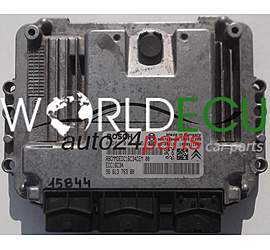 CALCULATEUR MOTEUR PEUGEOT 206 1.4 HDI BOSCH 0 281 012 525, 0281012525, 96 613 763 80, 9661376380