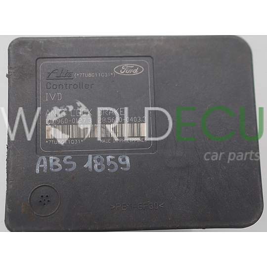 ABS PUMP MODULE FORD FOCUS C-MAX FoMoCo 8M51-2C405-AA, 8M512C405AA, ATE 10.0206-0322.4, 10020603224, 10.0960-0127.3, 10096001273, 28.5600-0403.3, 28560004033