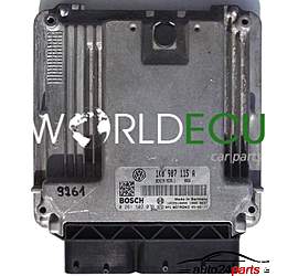 CENTRALINA MOTORE VW VOLKSWAGEN GOLF 2.0 TURBO, 0 261 S02 079, 0261S02079, 1K0 907 115 A, 1K0907115A