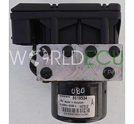POMPE HYDRAULIQUE ET CALCULATEUR d'ABS VOLVO 8619534, ATE 10.0204-0330.4, 10020403304, 8619535, 10.0949-0422.3, 10094904223