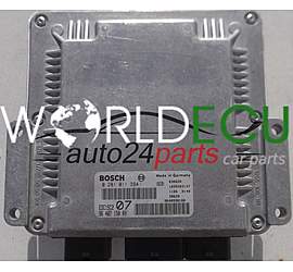 ECU ENGINE CONTROLLER CITROEN C5 2.0 HDI BOSCH 0 281 011 394, 0281011394, 96 487 150 80, 9648715080, EDC15C2