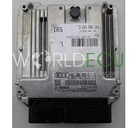Motorsteuergerät ECU Steuergerät AUDI 2.0 TDI BOSCH 0 281 014 263, 0281014263, 03L 906 022 C, 03L906022C, 03L906022B, EDC17CP14