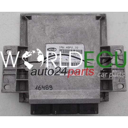 ECU ENGINE CONTROLLER CITROEN C3 MAGNETI MARELLI IAW 48P2.72, IAW48P272, HW 16.623.004, 16623004, 9645989480, SW 16.497.064, 16497064, 9648568480