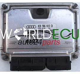 MOTORSTEUERGERÄT ECU STEUERGERAT AUDI A3 1.9 TDI BOSCH 0 281 010 308, 0281010308, 038 906 019 CK, 038906019CK, 28SA5000, DIESEL EDC15P 1343