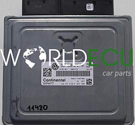 CENTRALINA MOTORE VW VOLKSWAGEN 03F 906 070 FB, 03F906070FB, 5WP44777