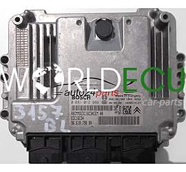 CALCULATEUR MOTEUR PEUGEOT 307 1.6 HDI BOSCH 0281012986, 0 281 012 986, 9661879880, 96 618 798 80, 9661961380, 1039S14127, EDC16C34