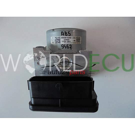 POMPE HYDRAULIQUE ET CALCULATEUR d'ABS OPEL PEUGEOT JEEP 9860815280 10091739843
