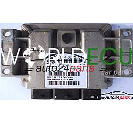 ECU CENTRALITA DE MOTOR PEUGEOT 307 1.4 MAGNETI MARELLI IAW 6LP2.01, IAW6LP201, HW 16.631.044, 16631044, 9647498180, HW 16.710.064, 16710064, 9654722780