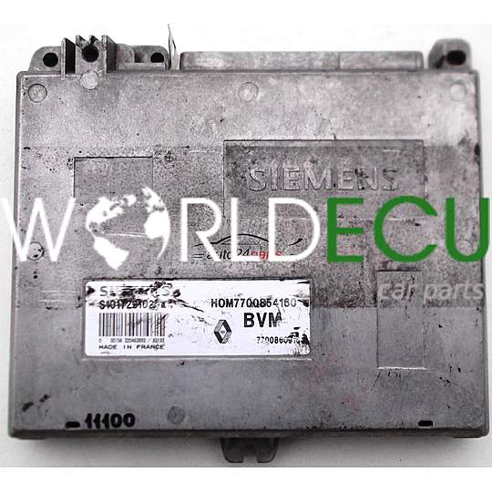 CALCULATEUR MOTEUR RENAULT CLIO 1.2, SIEMENS S101729102 E, S101729102E, HOM7700854160, 7700860916