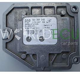 CENTRALINA MOTORE OPEL ASTRA ZAFIRA 1.8 Z18XE 55351248 JF, 55 351 248 JF, 55354380, 55 354 380, 6235325, 62 35 325, SIEMENS VDO FGP 5WK9370, 5WK9 370