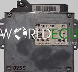 CENTRALINA MOTORE OPEL OMEGA SIEMENS 5WK9 071, 5WK9071, GM 90 492 433 NT, 90492433NT, 90492433, SIMTEC 56