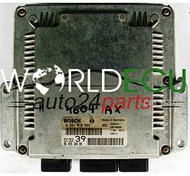 ECU ENGINE CONTROLLER CITROEN C5 2.2 HDI BOSCH 0281010885, 0 281 010 885, 9645534880, 96 455 348 80, EDC15C2 39