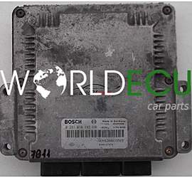 ECU CENTRALITA DE MOTOR RENAULT MEGANE 1.9 DCI, BOSCH 0 281 010 483, BOSCH 0281010483, HOM8200039569 - 7811 (1)