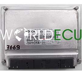 ECU ENGINE CONTROLLER TOYOTA YARIS VERSO 1.4, BOSCH 0 281 011 650, BOSCH 0281011650, 89666-52211, 8966652211