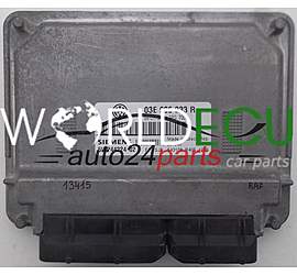 CENTRALINA MOTORE VOLKSWAGEN POLO SIEMENS 5WP44224 02, 5WP4422402, 03E 906 033 R, 03E906033R, SIMOS 3PG
