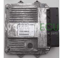 CENTRALINA DO MOTORE FIAT PUNTO 1.3 JTD 55192093,  MJD6JFP6, MJD6JF.P6, MJD 6JF.P6/HW01B/1056-P641, 71600.021.03, 7160002103