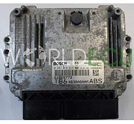 Engine control unit - ECU controllers FIAT 1.9 MJET BOSCH 0 281 016 815, 0281016815, 51869773