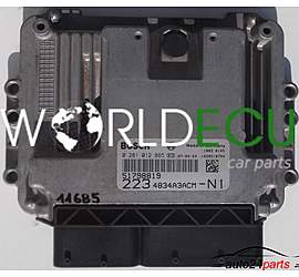 ECU ENGINE CONTROLLER FIAT DOBLO 1.9 JTD, BOSCH 0 281 012 865, 0281012865, 51798819