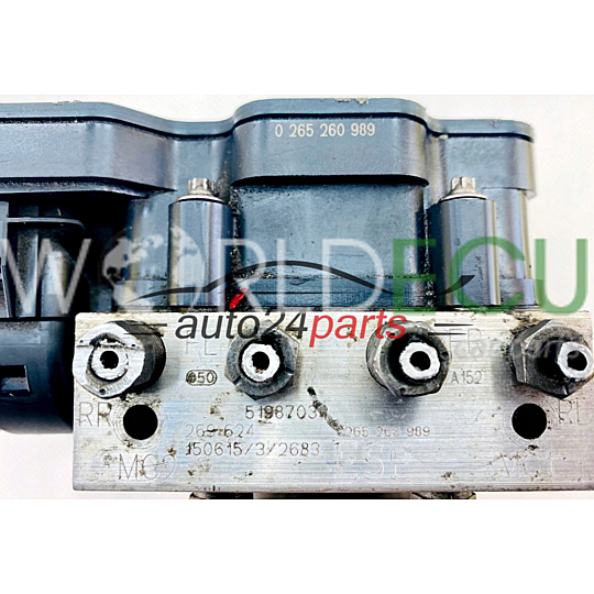 Abs Pump Module FIAT DUCATO BOXER JUMPER 51987033, 0265260989, 0265956214