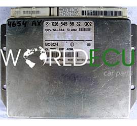 CENTRALINA ABS  ESP+PML+BAS MERCEDES W210 A0265455832, 0265455832, A 026 545 58 32 BOSCH 0265109439, 0 265 109 439