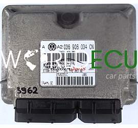 CENTRALINA MOTORE VW VOLKSWAGEN GOLF BORA 1.6 AZD 036 906 034 CN, 036906034CN, 61600.612.03, IAW4MV.GC, IAW4MVGC