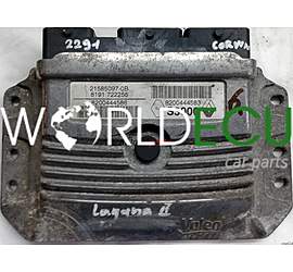 CALCULATEUR MOTEUR RENAULT LAGUNA 2.0 8200444583 8200444586 SAGEM S3000 21585097-0B, 215850970B
