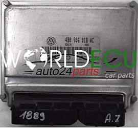 CENTRALINA MOTORE VW VOLKSWAGEN PASSAT 1.8T 1.8 TURBO APU 4B0906018AC, 4B0 906 018 AC, BOSCH 0261206452, 0 261 206 452
