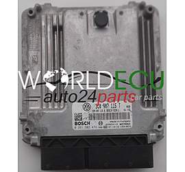 CENTRALINA MOTORE VOLKSWAGEN PASSAT 2.0 TSI BOSCH 0 261 S02 474, 0261S02474, 3C0 907 115 T, 3C0907115T, 8P0907115B, MED9.1