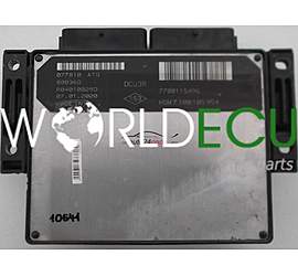 ECU CENTRALITA DE MOTOR RENAULT KANGOO 1.9 D R04010029D, HOM 7 700 105 954, HOM7700105954, 7700105954, 7700115496