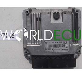 CENTRALINA MOTORE OPEL INIGNIA A20DTJ BOSCH 0 281 016 704, 0281016704, ACDelco 55  574 903, 55574903, AAJN, 55573560