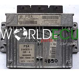 CENTRALINA MOTORE PEUGEOT 206 1.4 SAGEM 21647072-1 40409S05 HOM:S2000-2A 9644235680 9644625680-00