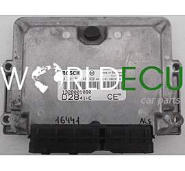 ECU ENGINE CONTROLLER FIAT DUCATO 2.8 JTD BOSCH 0281 010 487, 0281010487, 1328001080