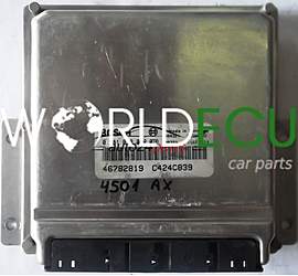ECU ENGINE CONTROLLER LANCIA LYBRA 1.9 JTD BOSCH 0281010002, 0 281 010 002, 46782819 C424C839