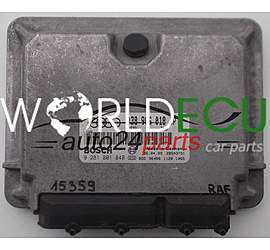 ECU ENGINE CONTROLLER AUDI A3 BOSCH 0 281 001 848, 0281001848, 038 906 018 BP, 038906018BP