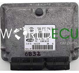 CENTRALINA DO MOTORE SKODA FABIA 1.4, 61600.562.05, 6160056205, 036 906 034 BL, 036906034BL, IAW4LV.AA, IAW4LVAA, INW31ZJ7B