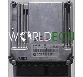 CENTRALINA MOTORE BMW E46 320 BOSCH 0 281 011 122, 0281011122, DDE 7 793 869, DDE7793869, 7793869